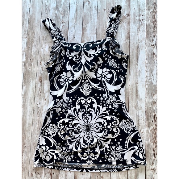 White House black market floral tank top - Picture 2 of 4